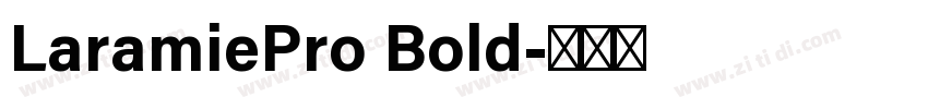 LaramiePro Bold字体转换